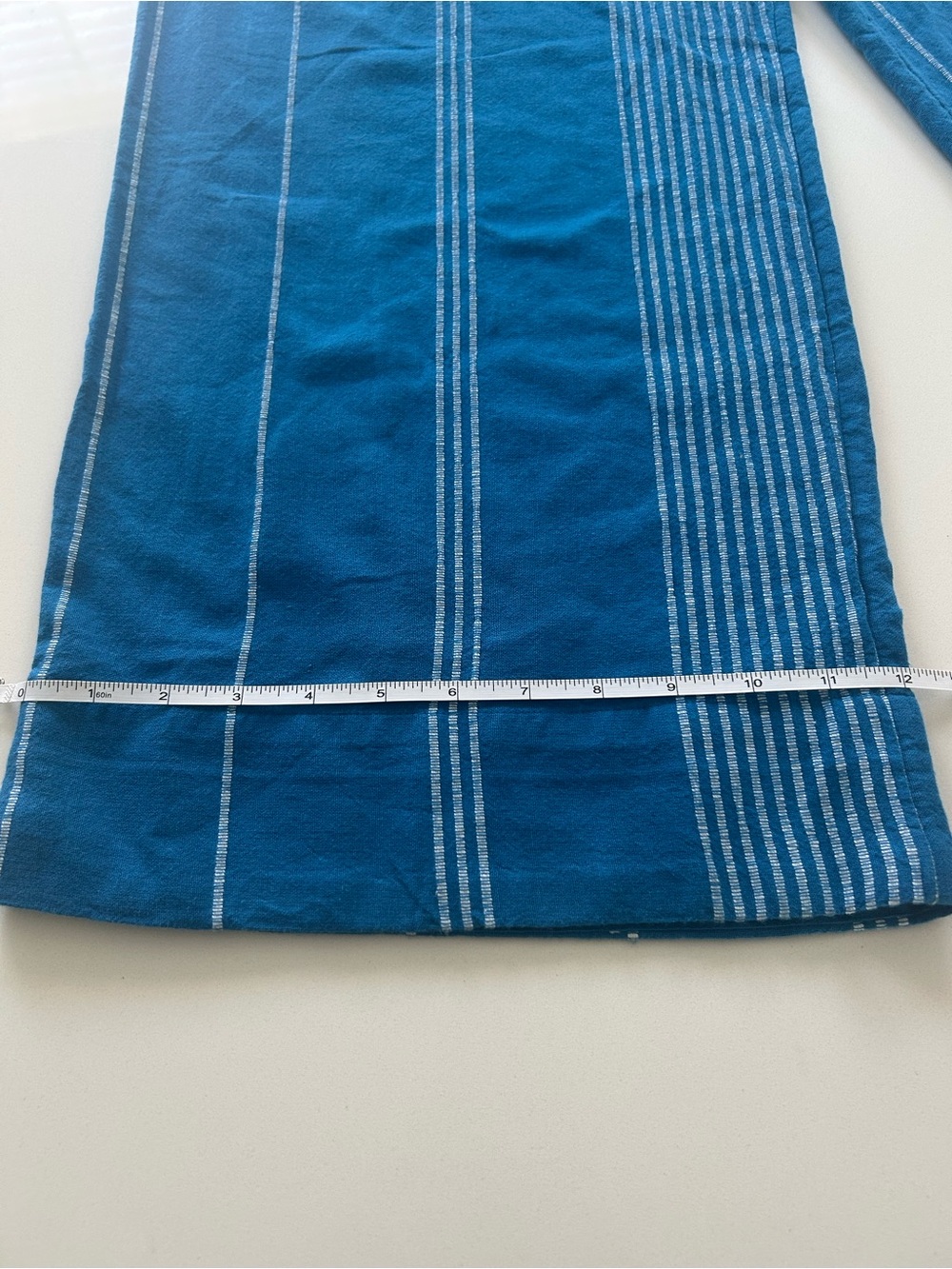 Free People Casual Friday Blue Stripe Crop Top Coord Pant Set Small - Picture 11 of 17